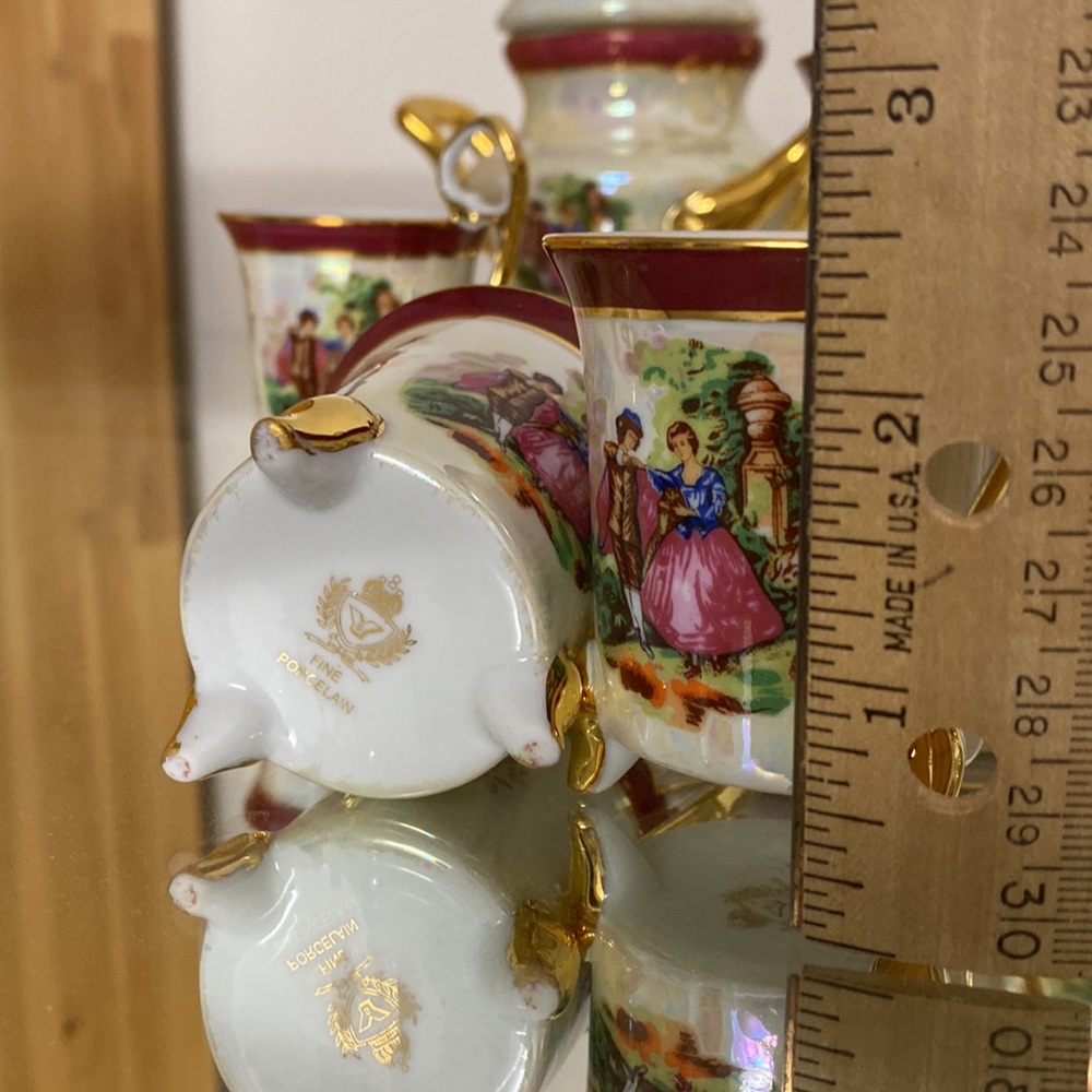 YS fine porcelain vintage tea set - Picture 3 of 7
